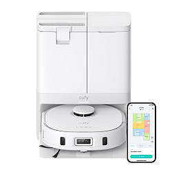 Anker Eufy Robot Vacuum Cleaner X10 Pro Omni Wet&Dry 5200 mAh Dust capacity 2.5 L 8000 Pa White