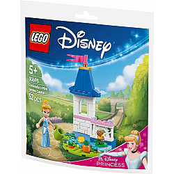 30695 Disney Princess Cinderellas Mini-Gartenschloss, Konstruktionsspielzeug
