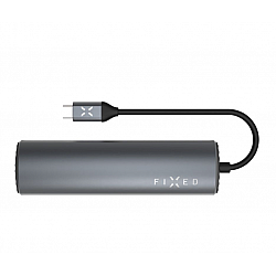 Fixed 6-port USB-C HUB Pro for laptops and tablets