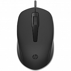 150 Wired Mouse, Ambidextrous, Optical, USB Type-A, 1600 DPI, Black