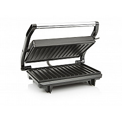 GR-2650 Contact grill, black, stainless steel, rectangular, grid, 225 x 140 mm, Scharn