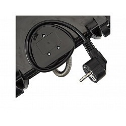 GR-2650 Contact grill, black, stainless steel, rectangular, grid, 225 x 140 mm, Scharn