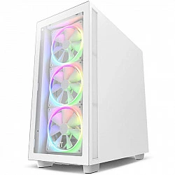 PC Case H7 Elite RGB with window white