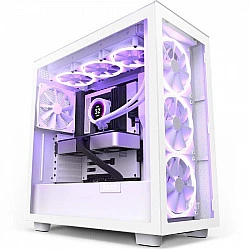 PC Case H7 Elite RGB with window white