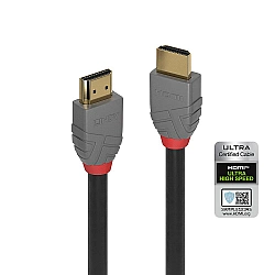 Ultra High Speed HDMI Kabel, Anthra Line grau, 1 Meter