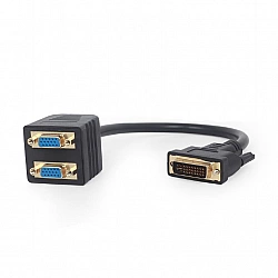 CABLE SPLITTER DVI TO DUAL VGA/A-DVI-2VGA-01 GEMBIRD