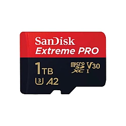SanDisk Extreme PRO microSDXC 1TB + SD Adapter + 2 years RescuePRO Deluxe up to 200MB/s & 140MB/s Read/Write speeds A2 C10 V30 UHS-I U3