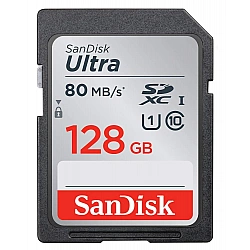 Ultra 128GB GB SDXC, Speicherkarte schwarz, UHS-I U1, Class 10