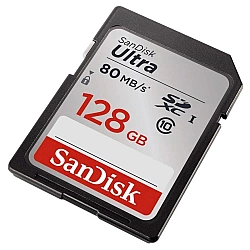 Ultra 128GB GB SDXC, Speicherkarte schwarz, UHS-I U1, Class 10