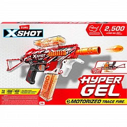 XSHOT - Hyper-Gel Blaster Trace Fire, Gel-Blaster inkl. 2500 Gel-Kugeln