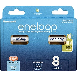 Rechargeable batteries PANASONIC ENELOOP AAA 800 mAh 8 szt (BK-4MCDE/8HH)