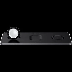 Satechi ST-X3TWCPM mobile device charger Headphones, Smartphone, Smartwatch Black AC Wireless charging Indoor