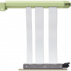 HYTE PCIe 5.0 Hyper Riser (grün/weiß, 20cm) (ACC-HYTE-PCIE50-MM)