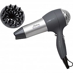 HTD 3055 , Haartrockner grau/silber