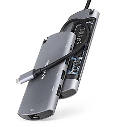 AXAGON HMC-6M2, USB 3.2 Gen 1 hub, por