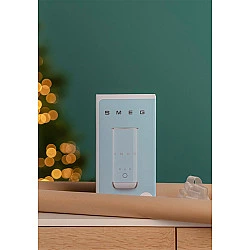 Smeg Milchaufsch?umer MFF02PBEU, 3 Funktionen, Antihaft, 500W, Hellblau