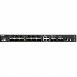 Zyxel XGS4600-32F - Switch - L3 - managed - 24 x Gigabit SFP + 4 x Kombi-Gigabit-SFP + 4 x 10 Gigabit SFP+ - an Rack montierbar (XGS4600-32F-ZZ0102F)