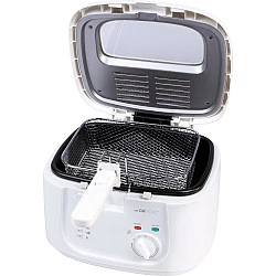 Fritteuse FR 3771 (weiß, 1.800 Watt, Ölbehälter 2,5 Liter)