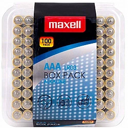 Turime | MAXELL Alkaline battery LR03 AAA 1.5V 100 pcs. | ITwork sandėlyje!