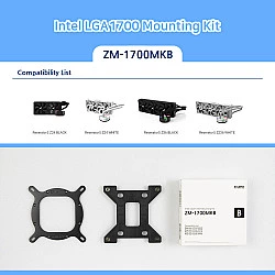 Zalman ZM-1700MKB Intel LGA 1700 Mounting Kit for Reserator 5 - Z24 and Z36 - Montageset - Schwarz - LGA 1700