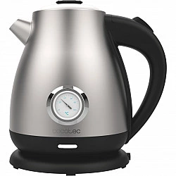 Thermosense 620 Retro Steel, Wasserkocher edelstahl/schwarz, 2.200 Watt, 1,7 Liter
