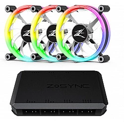 Zalman ZM-LF120A3 - Ventilator - 12 cm - 800 RPM - 1300 RPM - 25 dB - 43 cfm