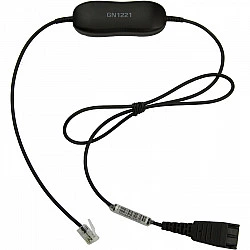 JABRA Smart Cord QD to RJ9 straight 0.8 meters with 8-position switch configurator for STD Variants Headset