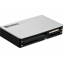 Sandberg USB3.0 Multi Card Reader - Kartenleser (MS, MMC, SD, xD, CF, TransFlash, microSD, SDHC, MS Micro) - USB3.0 (133-73)