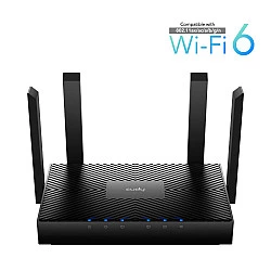 Cudy WR3000 wireless router Gigabit Ethernet Dual-band (2.4 GHz / 5 GHz) Black