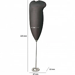 Milchaufschäumer MS 3089 (schwarz/silber, batteriebetrieben)