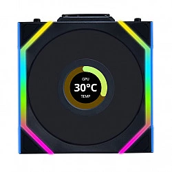 Turime | Lian Li UNI FAN SL Wireless LCD 120 Computer case 12 cm Black 3 pc(s) | ITwork sandėlyje!