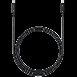 Satechi Thunderbolt 4 Pro Cable, Länge: 1 Meter Datenübertragung von bis zu 40 Gbit/s, Ladeleistung von bis zu 240W, Unterstützt Bildauflösungen von 8