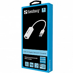 Sandberg USB3.0 Gigabit Network Adapter - Netzwerkadapter - USB3.0 - Gigabit Ethernet (133-90)