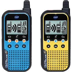 VTech KidiTalkie - Walkie-Talkie für Kinder - 4 Jahr(e) - 270 g - Blau - Gelb (80-518564-004)