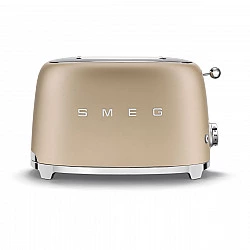 SMEG Kompakttoaster TSF01CHMEU matt Gold