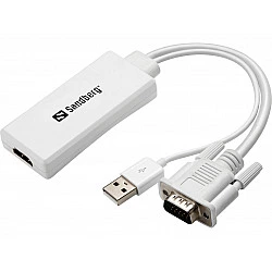 SANDBERG VGA + Audio to HDMI Converter