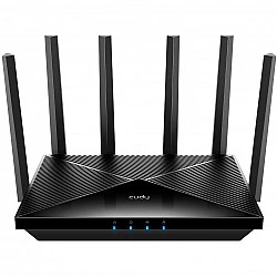 Cudy WR11000 wireless router 2.5 Gigabit Ethernet Tri-band (2.4 GHz / 5 GHz / 6 GHz) Black