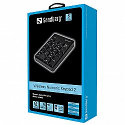 SANDBERG 630-05 Klawiatura numeryczna bezprzewodowa Keypad 2