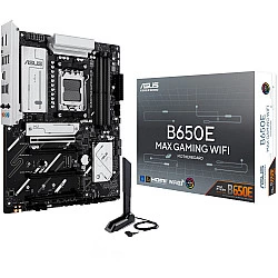 Pagrindinė plokštė ASUS B650E MAX GAMING WIFI DDR5 ATX AM5 PCIe 5.0 WiFi 6E