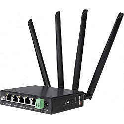 Edimax WL-Router D4G-7459AC Industr. DIN Rail 4G LTE AC1200 - Router - WLAN (D4G-7459AC)