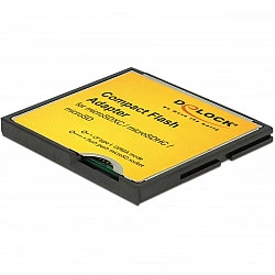 DeLOCK Compact Flash Adapter - Kartenadapter (microSD, microSDHC, microSDXC) - CompactFlash (61795)