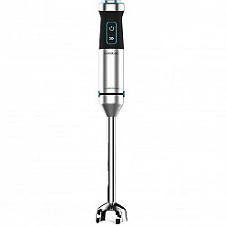 Stabmixer Power TitanBlack 1500 XL, mit Zubehörset (edelstahl/schwarz, 1.500 Watt, mit Zerkleinerer, Spiralschneider, Kartoffelstampfer, Schneebesen)