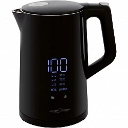 ProfiCook PC-WKS 1243 electric kettle 1.7 L 2200 W Black