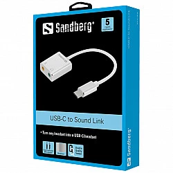 SANDBERG USB-C to Sound Link