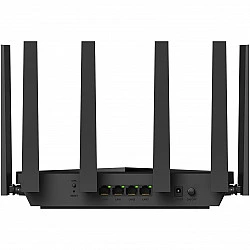 Cudy WR11000 wireless router 2.5 Gigabit Ethernet Tri-band (2.4 GHz / 5 GHz / 6 GHz) Black