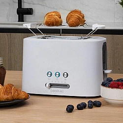 Toaster Toast&Taste 9000 Double White (weiß, 980 Watt, für 2 Scheiben Toast)