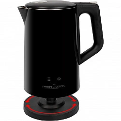 ProfiCook PC-WKS 1243 electric kettle 1.7 L 2200 W Black