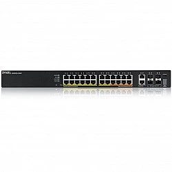 Zyxel XGS2220-30HP Managed L3 Gigabit Ethernet (10/100/1000) Power over Ethernet (PoE) Black