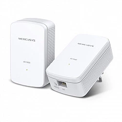 Mercusys | AV1000 Gigabit Powerline Starter Kit | MP500 KIT | 1000 Mbit/s | Ethernet LAN (RJ-45) ports 1