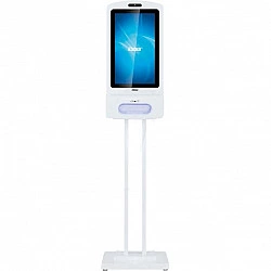Standfuß für Allnet Display 53,30cm (21) , Desinfektionsterminal Zubehör - Farbe weiß (ALLWD21SANA70STAND)